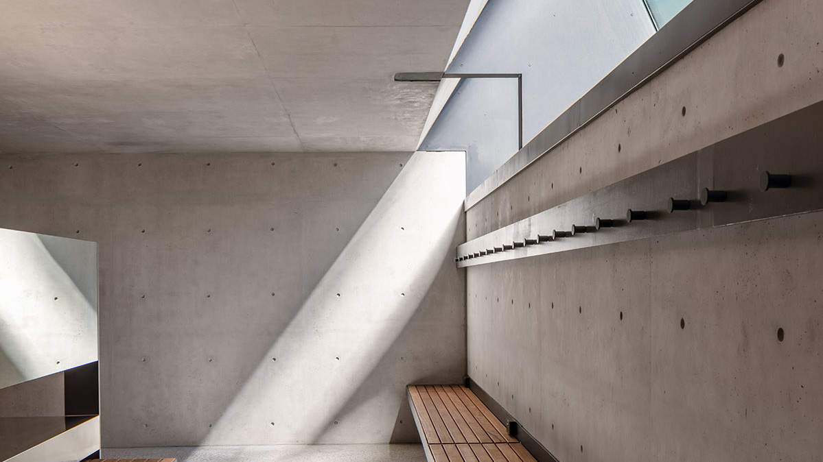 Architectural Photograph of Alan Border Oval Pavillion Mosman Architects Archer Office by Murray Fredericks